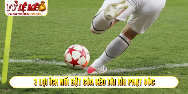 3 lợi ích nổi bật của kèo tài xỉu phạt góc